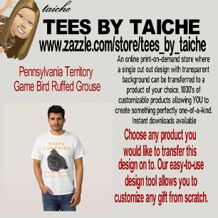 Pennsylvania Territory Jagdvogel Kragenhuhn T-Shirt