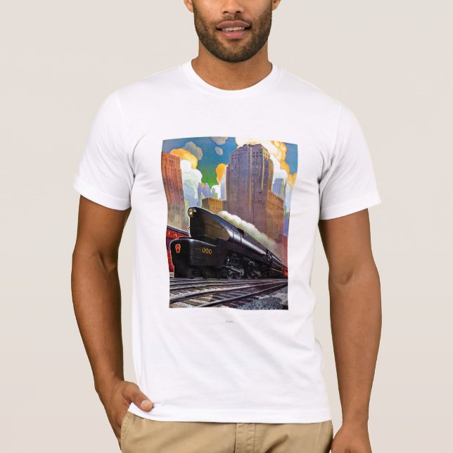 Pennsylvania Train von unbekannt T-Shirt (Vorderseite)