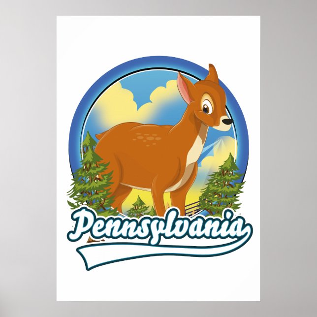 Pennsylvania Travel-Logo Poster (Vorne)