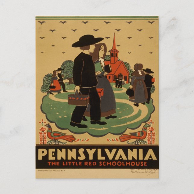 Pennsylvania Travel Postcard Postkarte (Vorderseite)