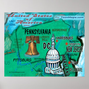 Pennsylvania USA Poster