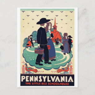 Pennsylvania vintage travel postcard USA Postkarte