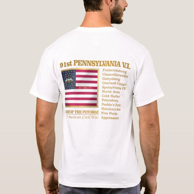 Pennsylvania Volunteer Infantry (BH) T-Shirt (Rückseite)