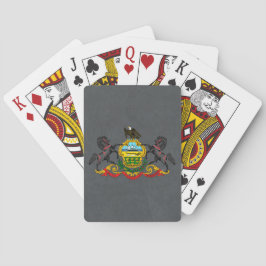 Pennsylvania-Wappen Spielkarten