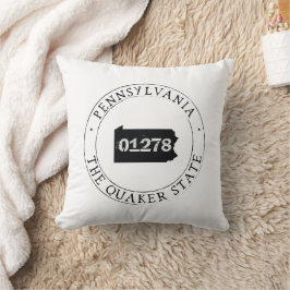 Pennsylvania Zip Code Pillow Kissen