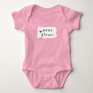 Pennsylvania Zuhause Grown Staat T-Shirt Baby Strampler
