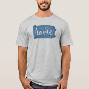 Pennsylvania Zuhause Wood Grain T-Shirt
