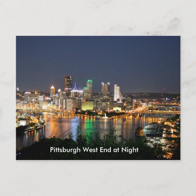 Pennsylvanie Pittsburgh West End Carte postale (Devant)