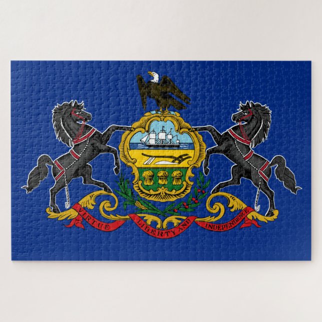 Pennsylvanische Flagge (Horizontal)