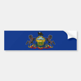Pennsylvanische Flagge Autoaufkleber