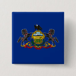 Pennsylvanische Flagge Button