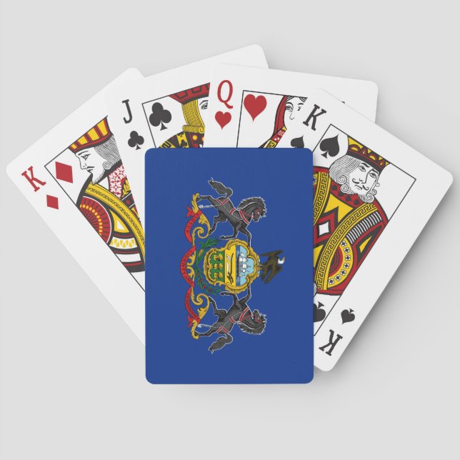 Pennsylvanische Flagge Spielkarten (Rückseite)