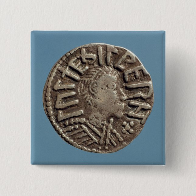 Penny Aethelberht angelsächsischer König Button (Vorderseite)