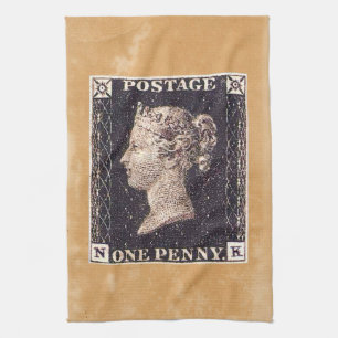 Penny Black Briefmarke Geschirrtuch