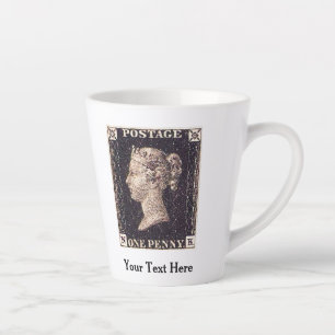 Penny Black Briefmarke Milchtasse