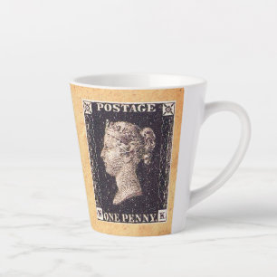Penny Black Briefmarke Milchtasse