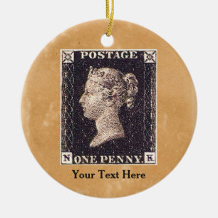 Penny Black Postage-Briefmarke Keramik Ornament