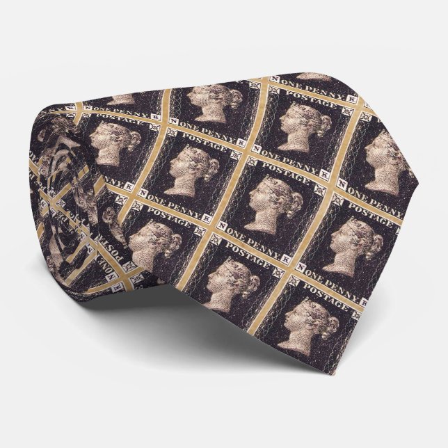 Penny Black Postage-Briefmarke Krawatte (Gerollt)