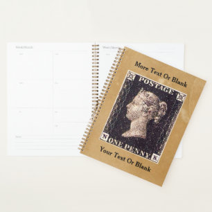 Penny Black Postage-Briefmarke Planer