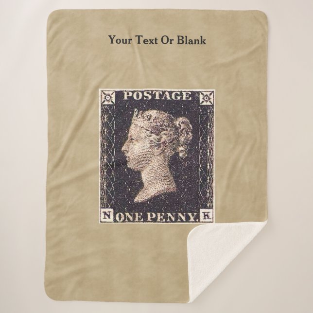 Penny Black Postage-Briefmarke Sherpadecke (Vorderseite)