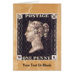 Penny Black Postage Timbre
