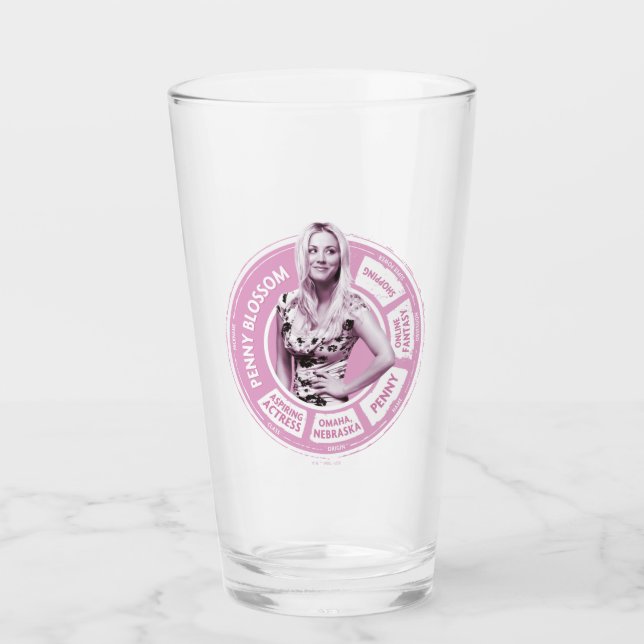 Penny Blossom Info Graphic Glas (Vorderseite)