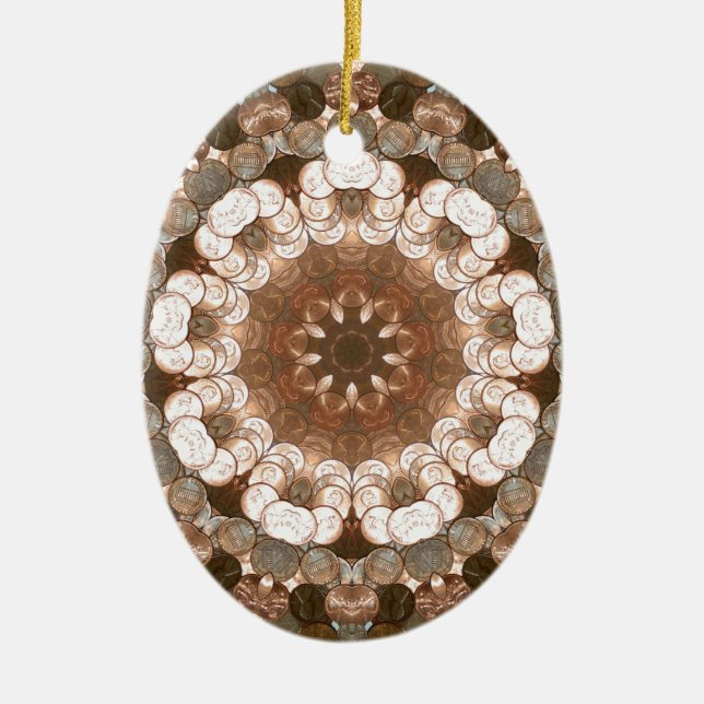 Penny-Blume im November 2012 Keramik Ornament (Vorne)