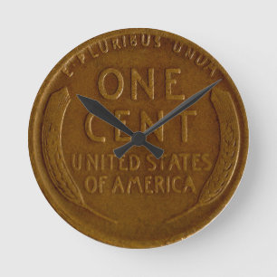 Penny Clock Runde Wanduhr