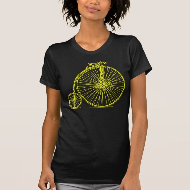 Penny Farthing - Gelb T-Shirt (Vorderseite)