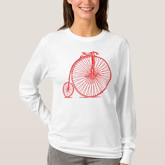 Penny Farthing - Red T-Shirt (Vorderseite)