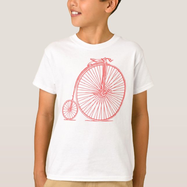 Penny Farthing - Tropical Pink T-Shirt (Vorderseite)