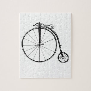 Penny Farthing Vintag Bicycle Illustration