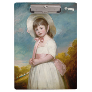 PENNY ~ MISS JULIANA WILLOUGHBY George Romney ~ Klemmbrett