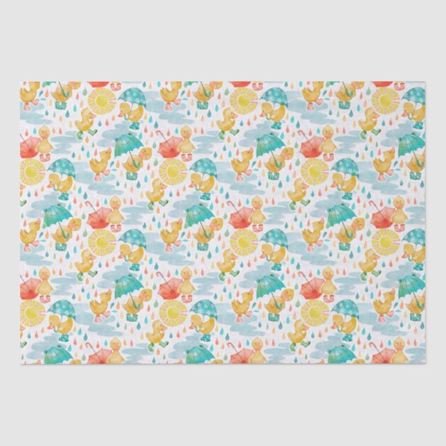 Penny Puddle Duck Seidenpapier (Vorderseite)