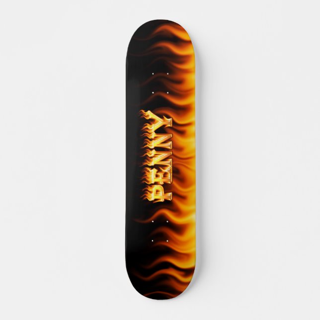 Penny-Skateboardfeuer und Flammenentwurf Skateboard (Vorne)