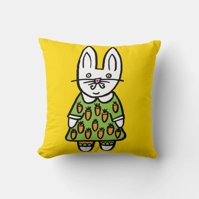 Penny the Rabbit Kissen (Vorderseite)