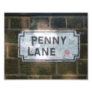 Penny-Weg-Straßenschild Fotodruck