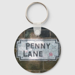 Penny-Weg-Straßenschild Schlüsselanhänger
