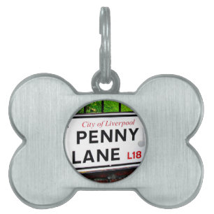 Penny-Wegzeichen von der Stadt von Liverpool Tiermarke