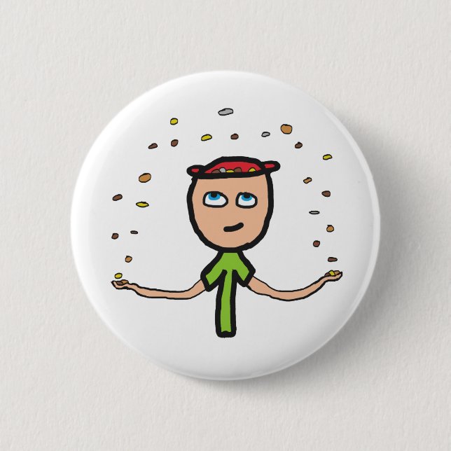 Pennys aus dem Himmel Button (Vorderseite)