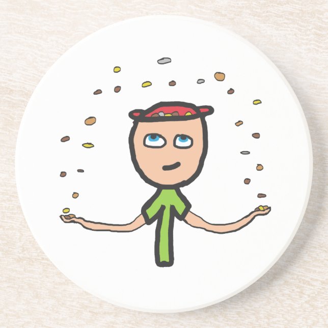 Pennys aus dem Himmel Getränkeuntersetzer (Vorne)