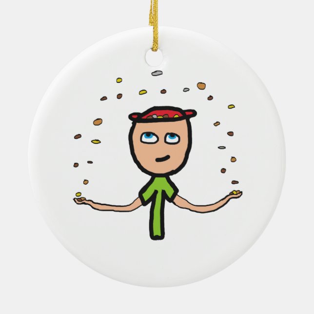 Pennys aus dem Himmel Keramik Ornament (Hinten)