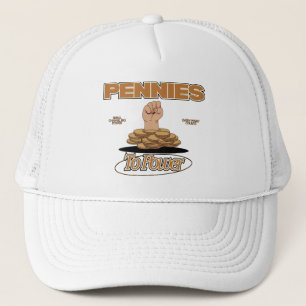 Pennys to Power™ Financial Revolution Statement Truckerkappe