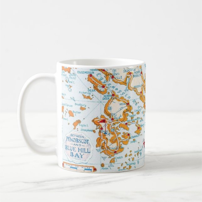 Pénobscot Blue Hill Bay Maine Mug (Gauche)