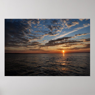 Penobscot Bucht-Sonnenuntergangplakat - 1 Poster