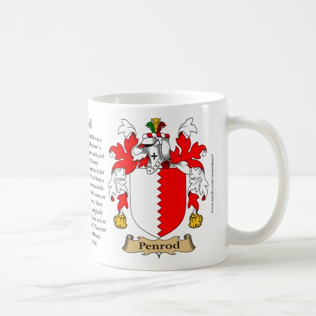 Penrod, der Ursprung, die Bedeutung und das Wappen Kaffeetasse (Rechts)