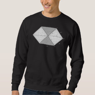Penrose-Diagramm cooles Physikdiagramm Sweatshirt