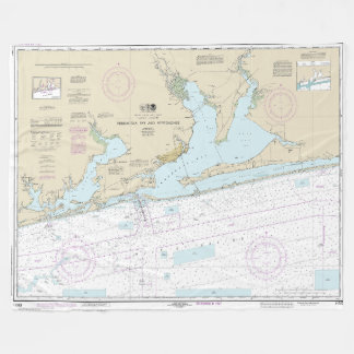 Pensacola Bay and Approaches Nautical Chart 1382 Fleecedecke