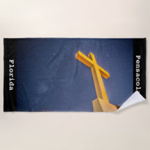 Pensacola Beach Cross mit Milchstraße