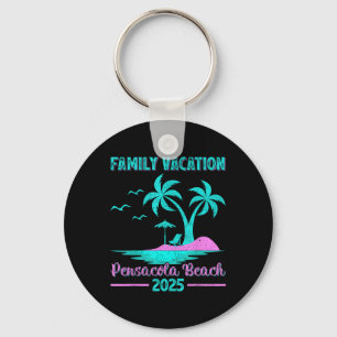 Pensacola Beach Florida Familienurlaub 2025 Palme Schlüsselanhänger